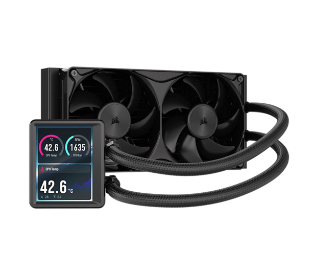 Corsair NAUTILUS II 240 RS LCD 2x120mm - 1603097 - zdjęcie